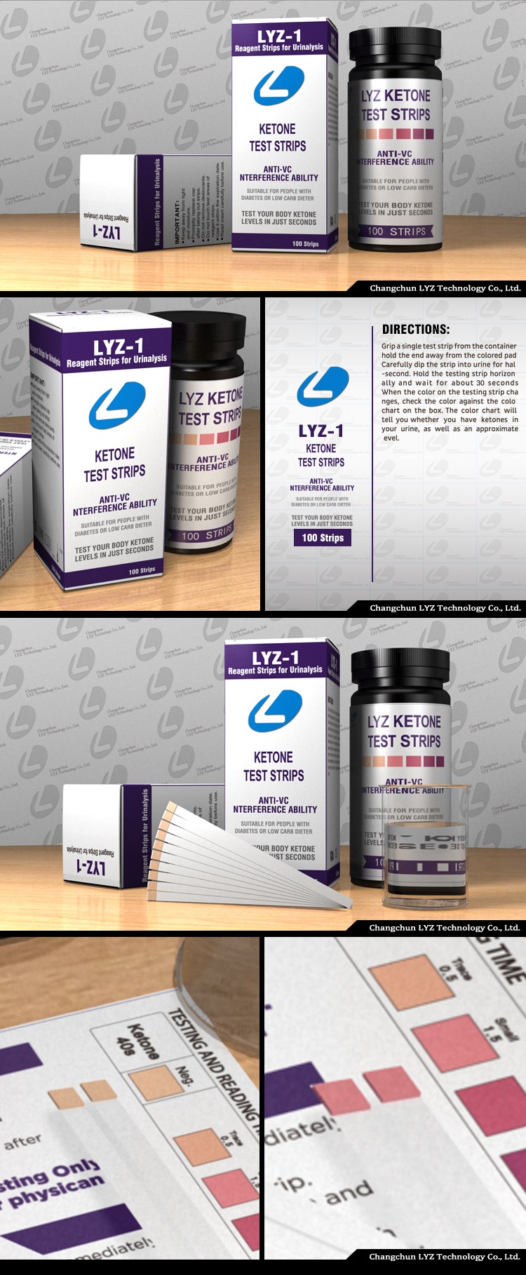 Ketone test strip Ketone test strip