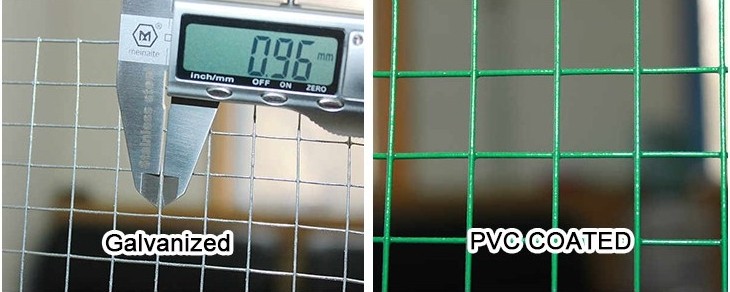 pvc coated welded wire mesh