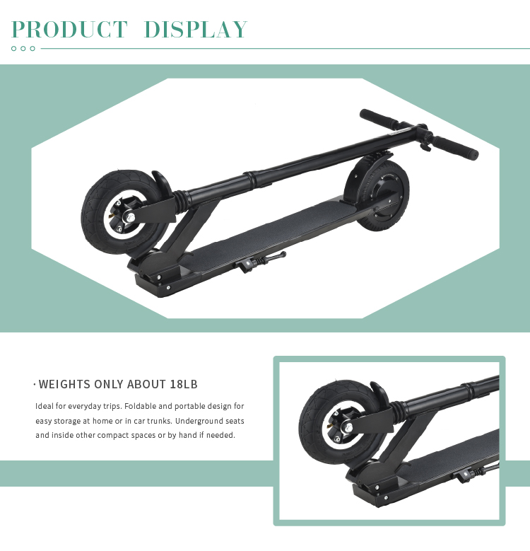 150W Motor 6Inch Solid Tire Electric Folding Scooter 150W Motor 6Inch Solid Tire Electric Folding Scooter