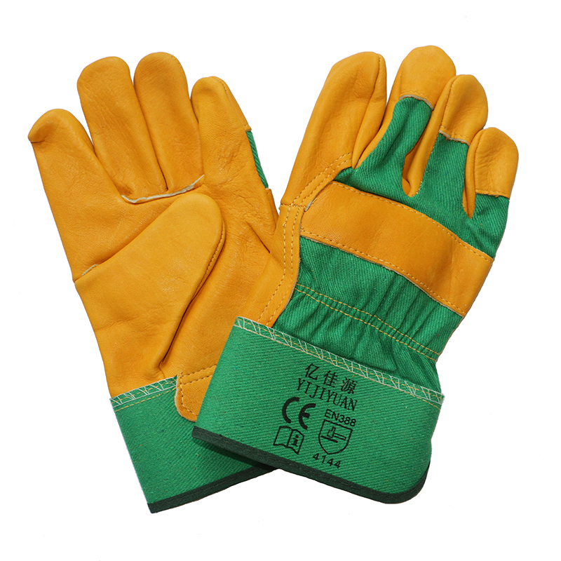 10.5 Inch Cow Top Grain Leather Work Gloves