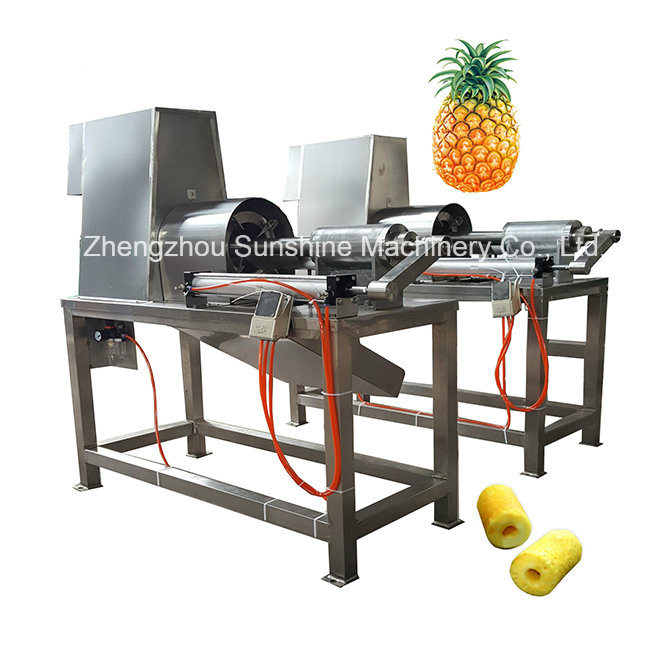 Automatic Corer Pineapple Peeling Coring Peeler Machine