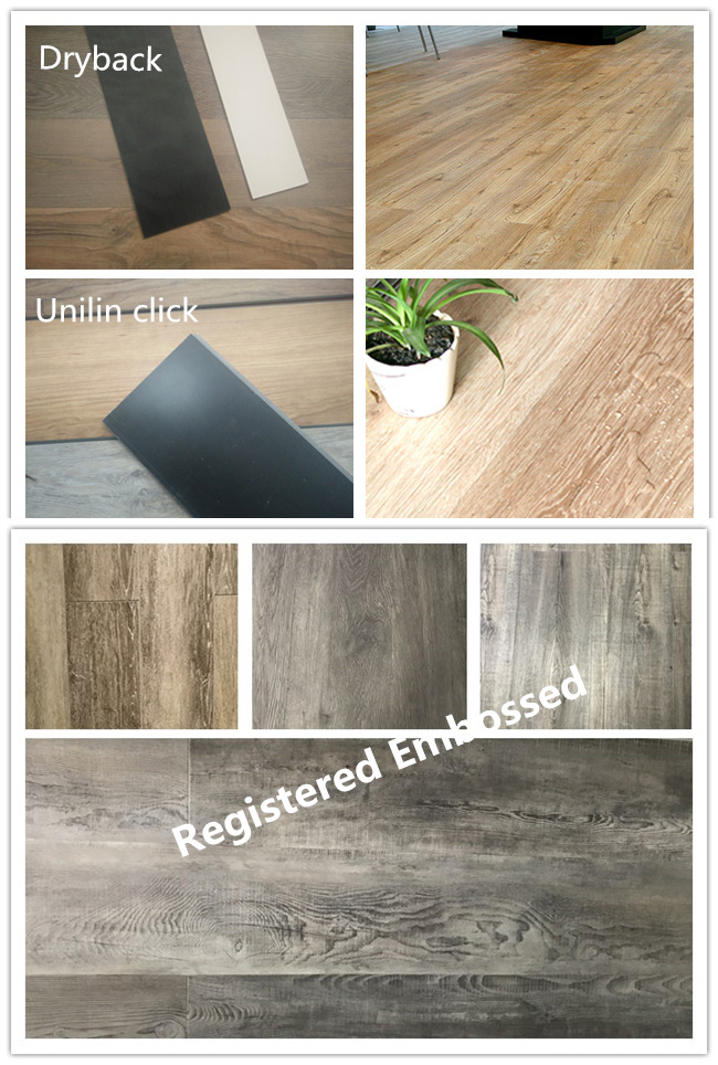 Lvt Luxury Vinyl Tiles Decorative Wood Pattern PVC Vinyl Flooring