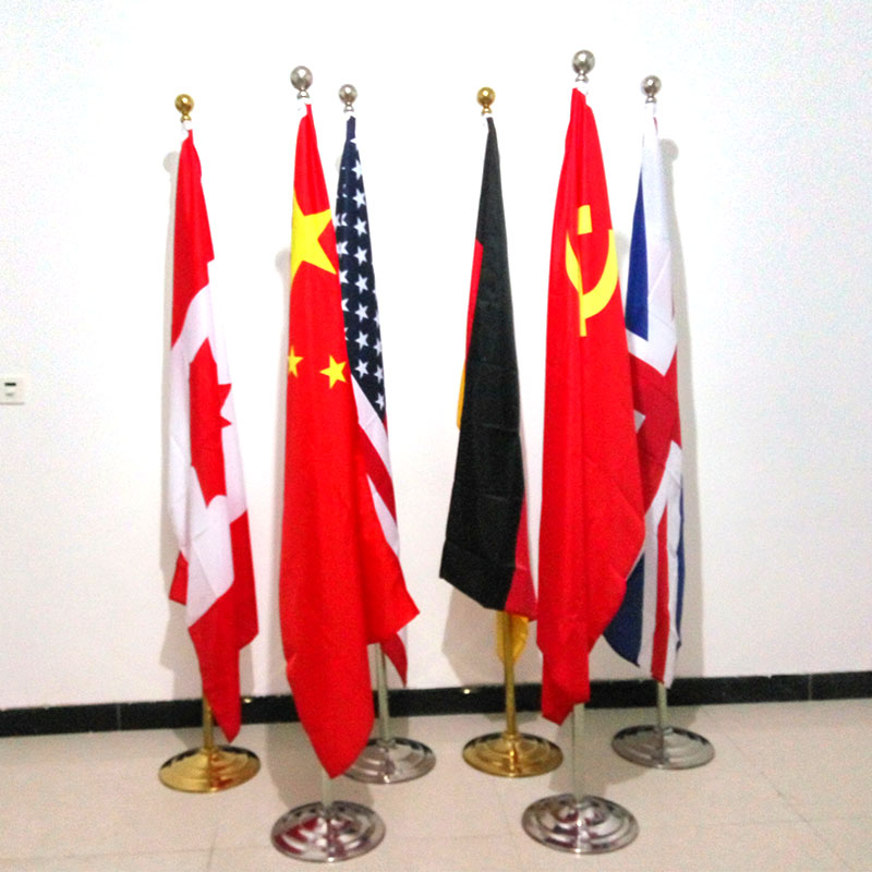Different Kinds of Desk Flags/Wooden Flag Pole and Stand Table Flag