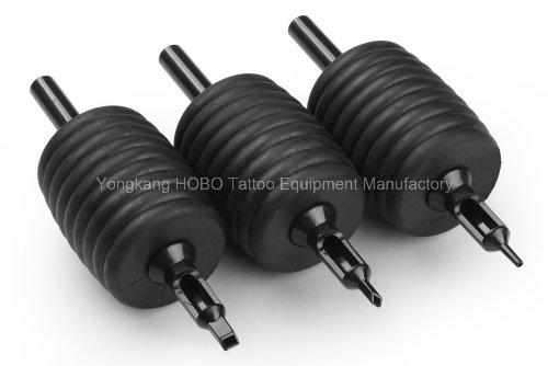 Wholesale All Black Products Style Silicone Rubber Disposable Tattoo Tube
