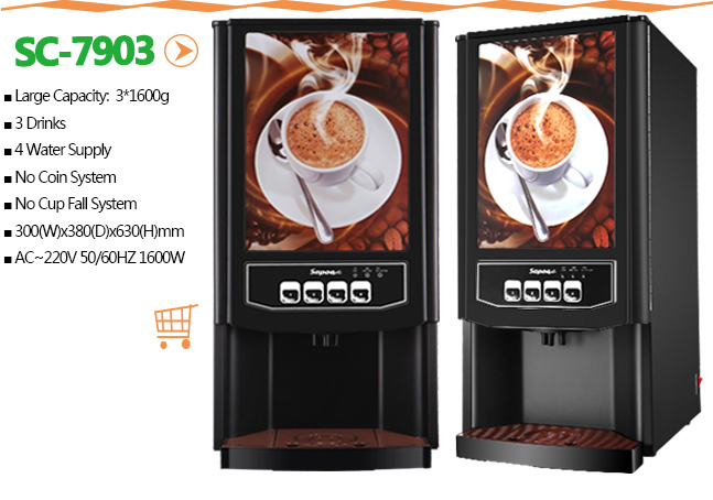 Hot Drink Coffee Vending Machine Sc-7903