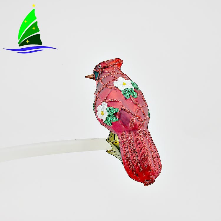 Ornamentos de Navidad de pájaro rojo Red Bird Christmas Ornaments