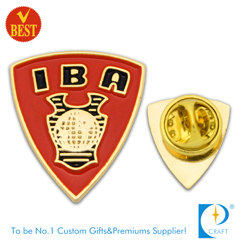 Iba Customized Pin Badge in Good Quality with Gold Plating