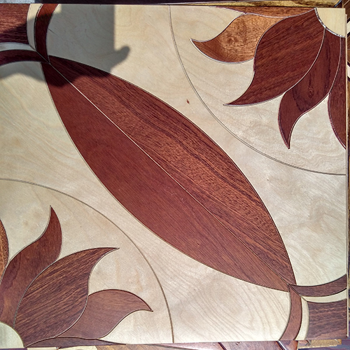 Decoration Material Mosaic Wood Flooring Art Parquet Engineered Flooring