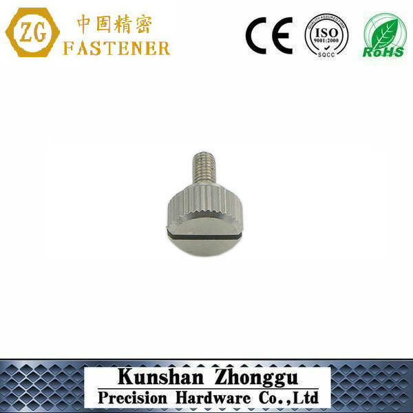 Knurled thumb screws