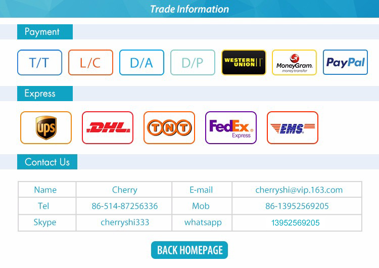 TRADE INFORMATION