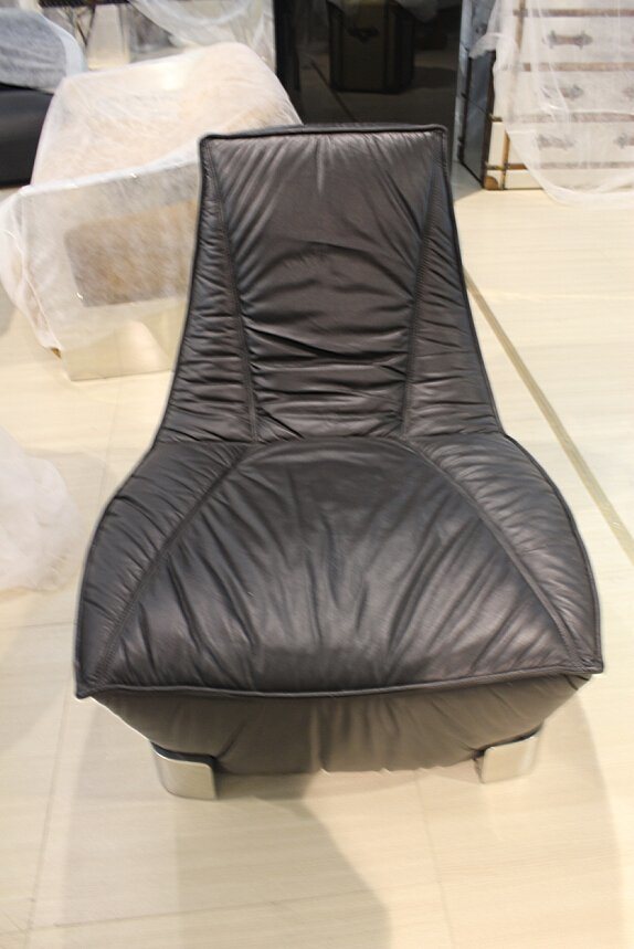 Leather Leisure Chair, Lounge Chair Audiovisual Chair