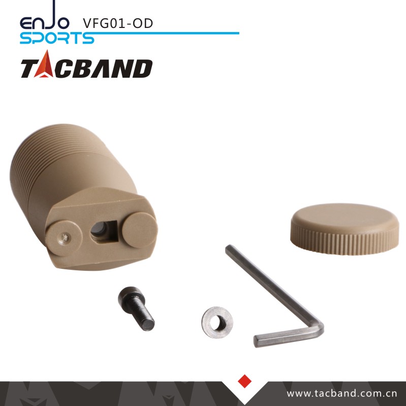 Tacband Tactical Vertical Fore Grip for Keymod - W/Storage Compartment Olive Drab