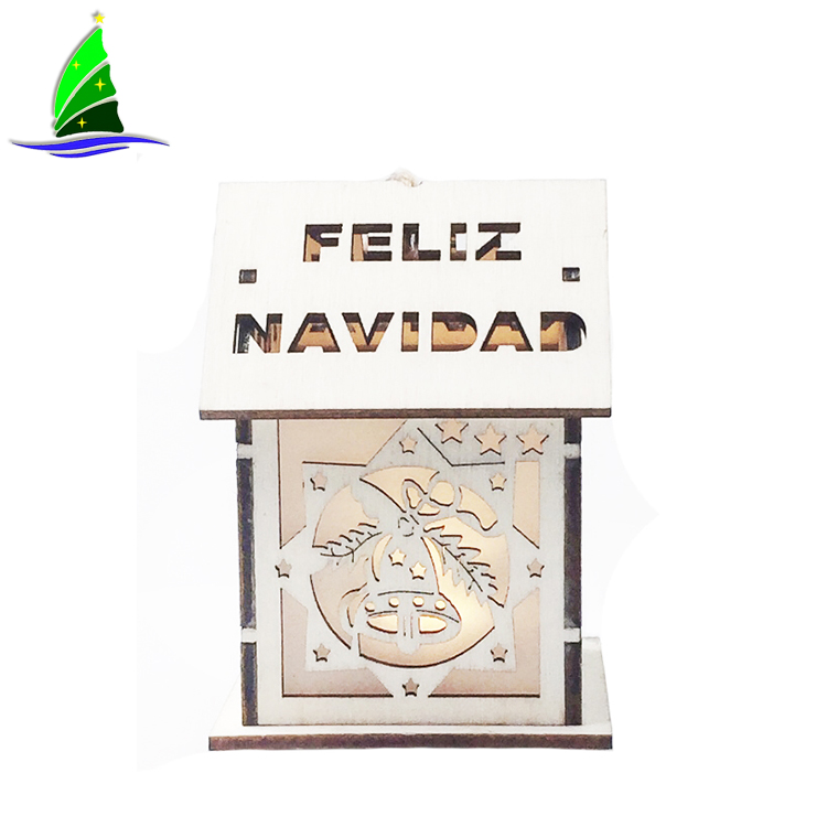 Decoração de casa de madeira leve LED LED Light Wood House Decoration