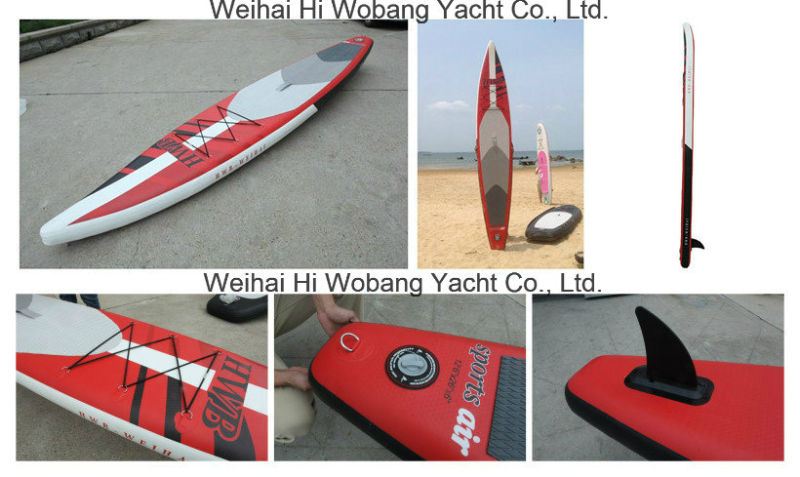 Sharp Long Board Inflatable Sup Board with Paddle