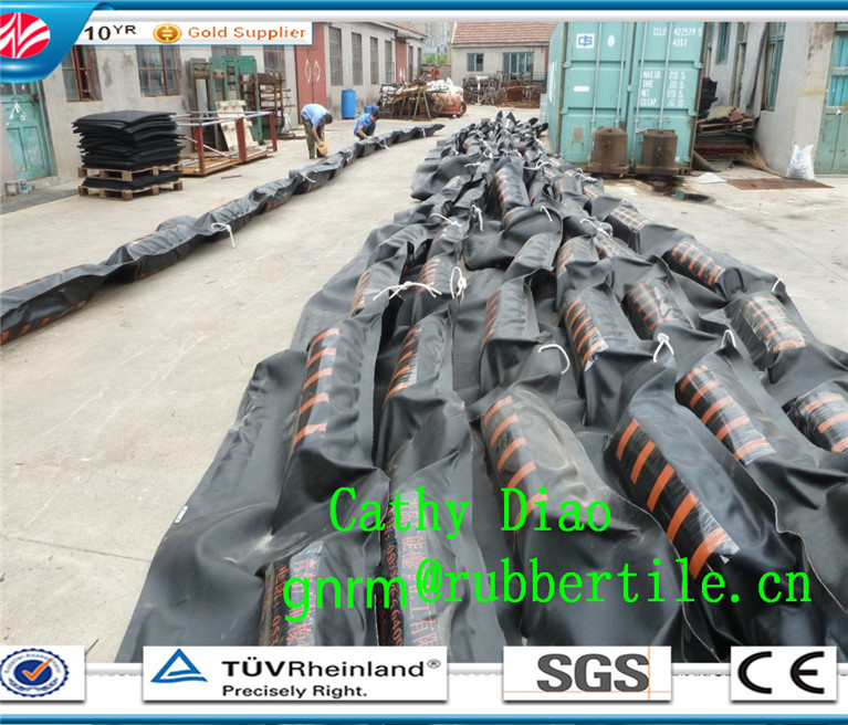 China Factory Supply PVC Oil Boom, Oil Absorbent Boom, PVC Booms Inflatable Oil Boom