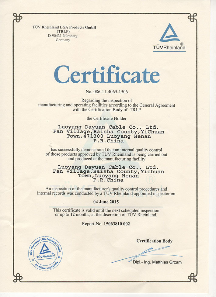 TUV Aproved Solar Panel Connector Wire Cable Manufacturer