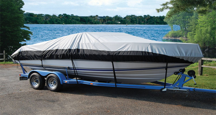 Oxford PVC Silver Polyster Material Boat Cover