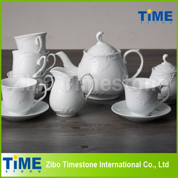 Hot Sale Stoneware Hand Painted Tea Set