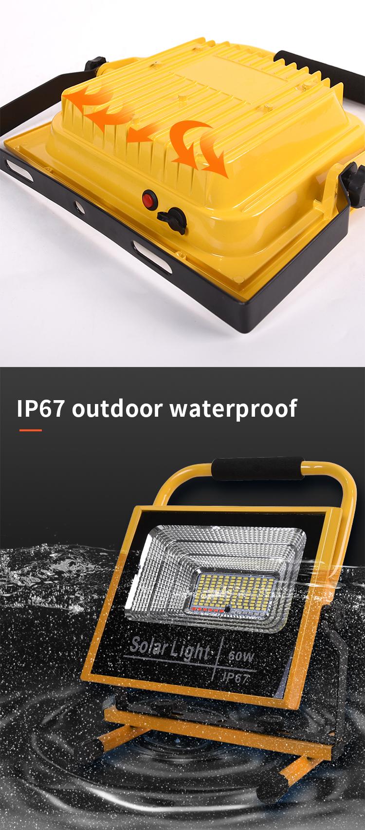 Outdoor ip65 Adjustment emergency portable rechargeable