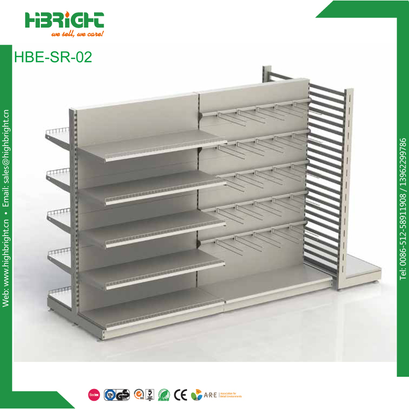 Oceania Style Storage Gondola Shelving for Grocery Stores and Shops