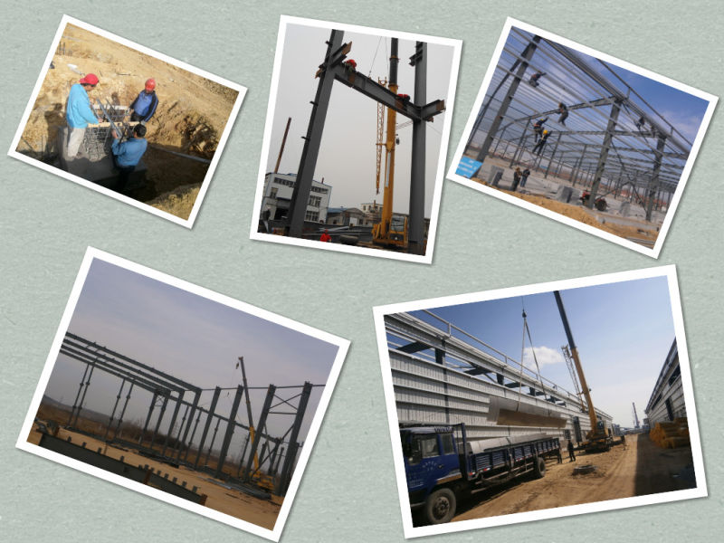 Prefabricated Steel Structure Building for Garage and Warehouse