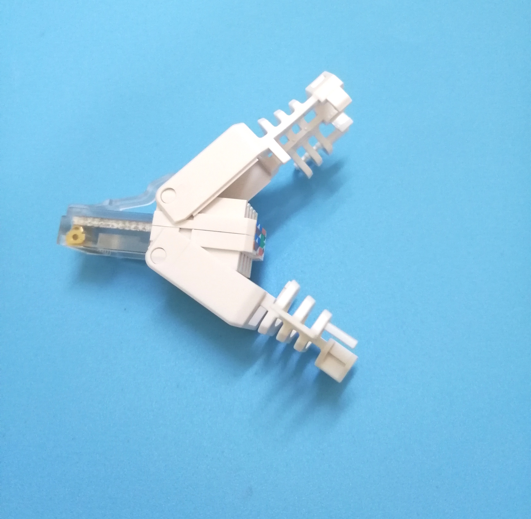 8P8C Male cat6A toolless Modular plug connector