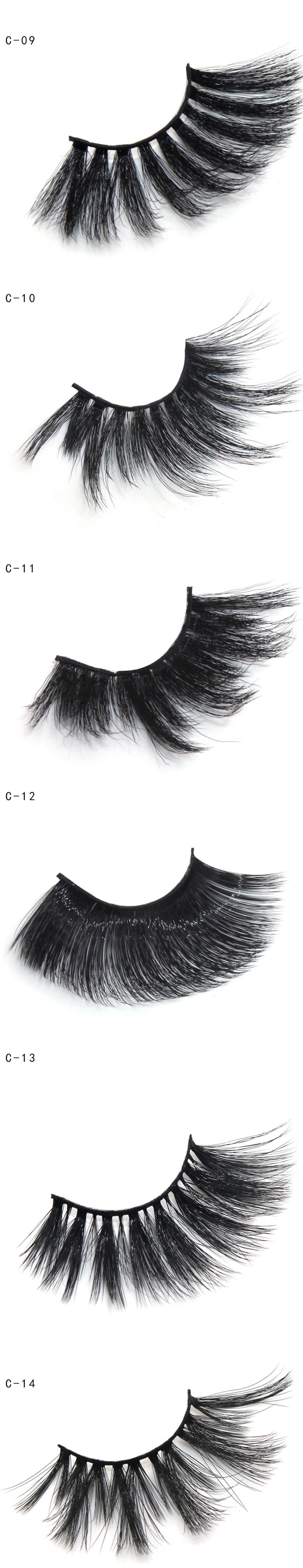 5D Faux Mink Lashes Silk False Eyelash 25MM