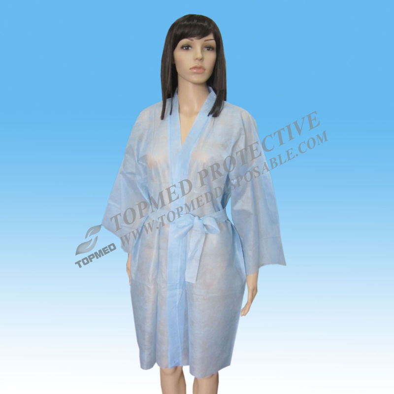 Short Sleeve Kimono for Hairdressing Salon, Beauty Centre, Massage