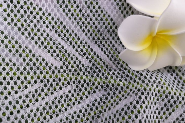 Polyester Soft Big Holes Warp Knitting Mesh Fabrics