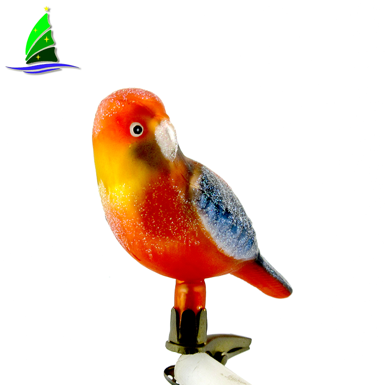 Ornamento de loro pájaro figurilla Parrot Ornament Bird Figurine