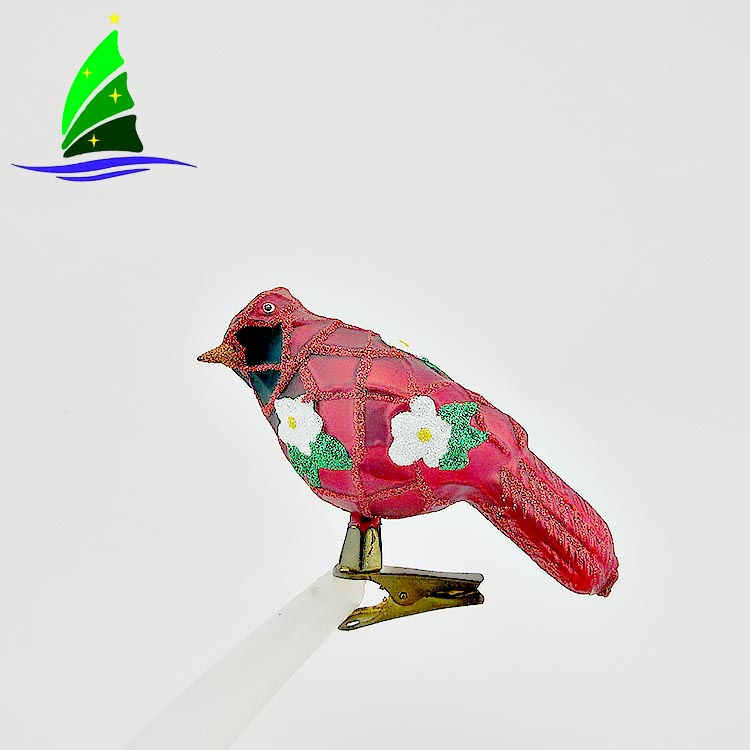 Ornamentos de Navidad de pájaro rojo Red Bird Christmas Ornaments