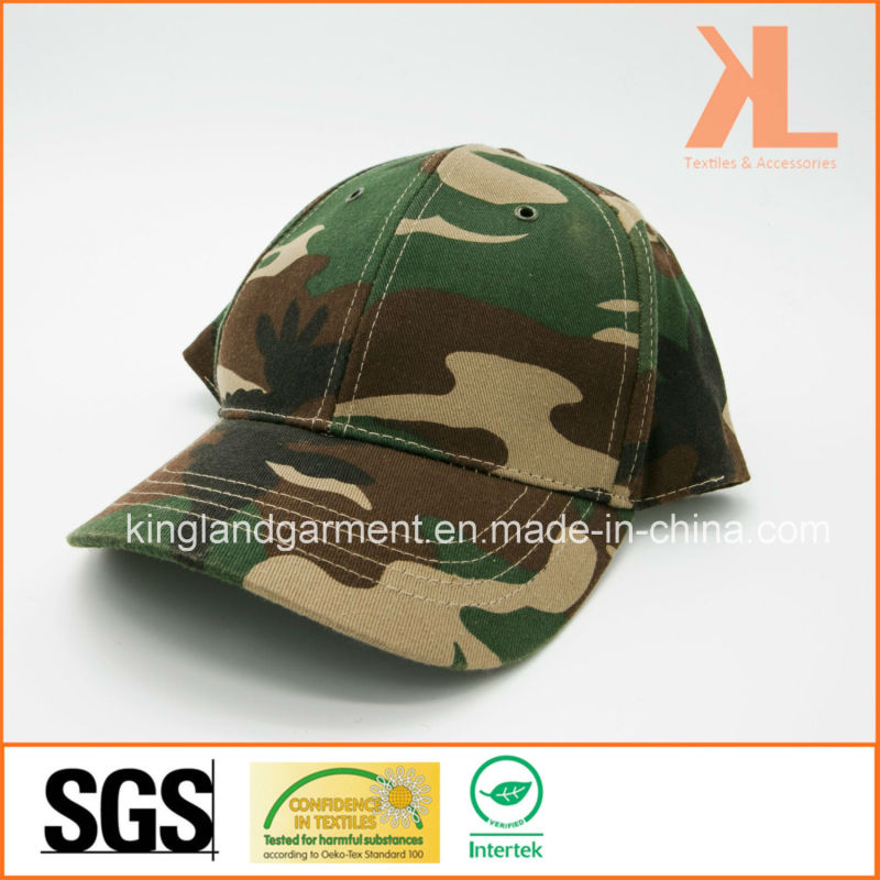 Cotton Drill Army /Military Green Camouflage Summer Baseball Cap