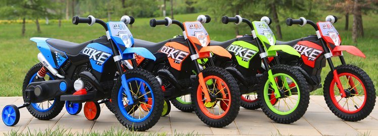 Kids Electric 6V Motorbike Scrambler Dirt Bike Motorbike Ride on Motocross