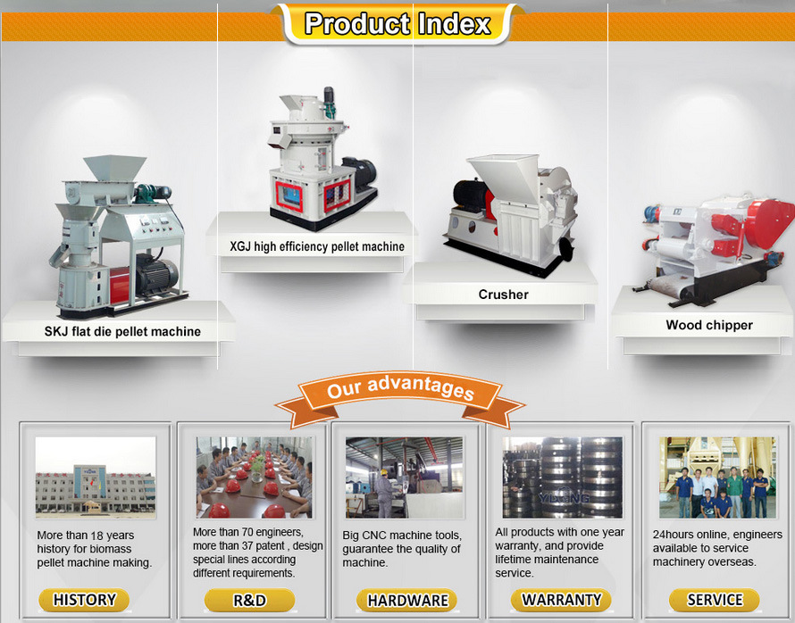 1-1.5t/H Wood Pellet Machine with Ce Certificate