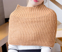 Womens Neck Warmer Sweater Cardigan Winter Knitted Loop Snood Ponch (SP608)