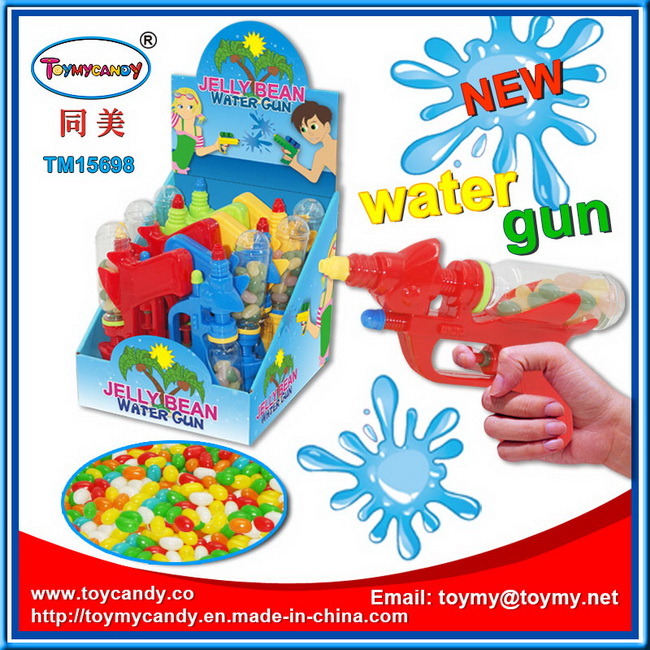 Space Spray Summer Water Gun Toy with Jellybean Candy