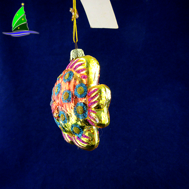 Ornamento de vidro do oceano Glass Ocean Ornament