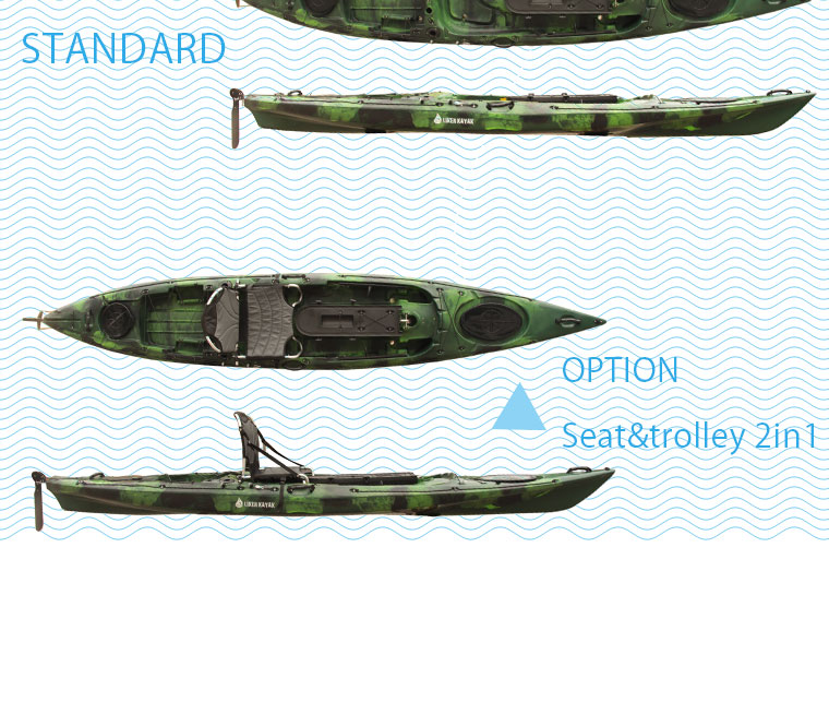 Special Customs Comfort Kayak Seat Angler 4.3m