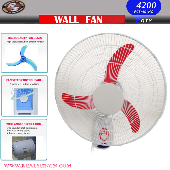 New Model 18inch Wall Fan with Two Pull Line