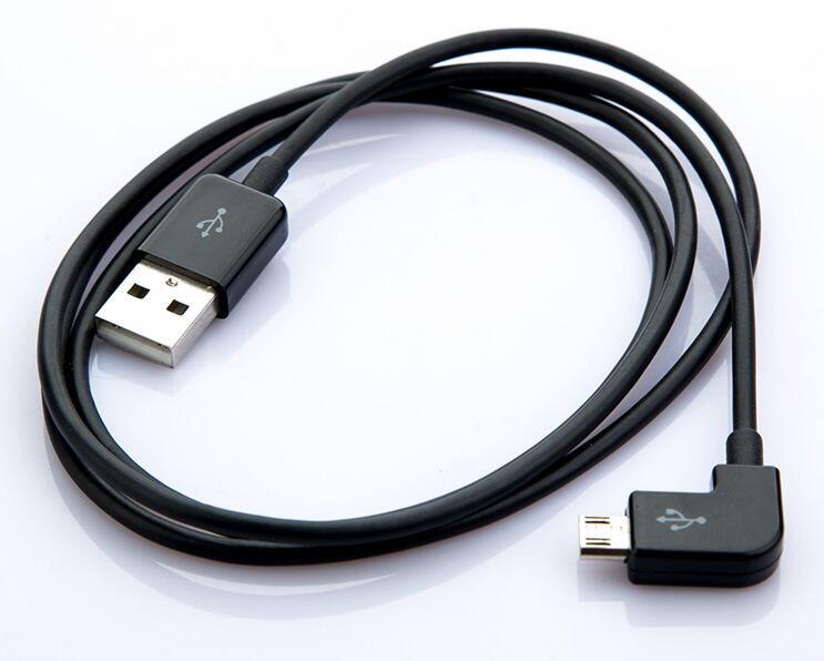 USB 2.0 to L Shaped Right Angle Micro USB Cable
