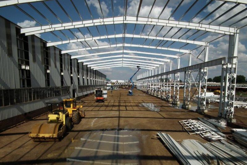 Prefab Structural Steel Frame Warehouse/Workshop