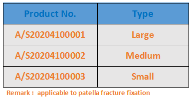 patella steel bone plates