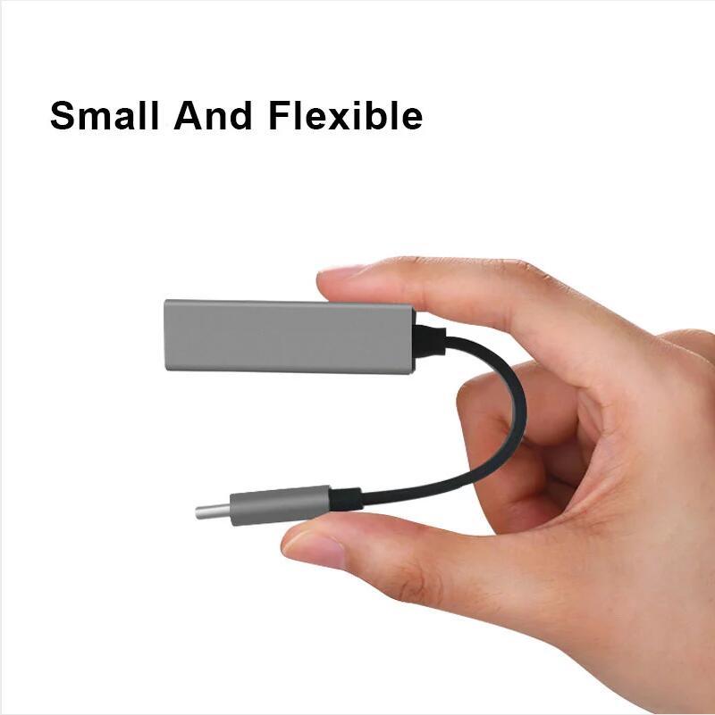 Convertitore adattatore USB 3.1 tipo C maschio a Dp Displayport femmina