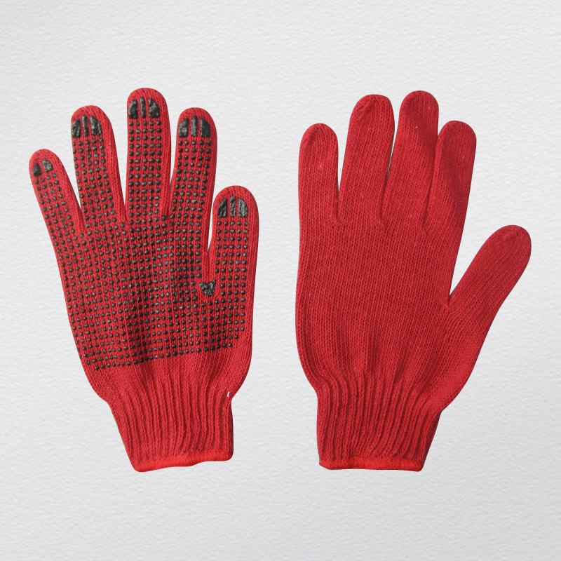 7g String Knit PVC Dotted Cotton Work Glove --2443