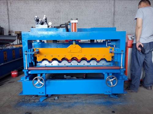 Nigeria Style Roofing Tiles Sheet Roll Forming Machine