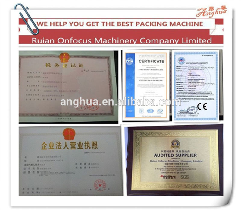 Automatic Granule Packing Machine 200-1000g Snack Package Machine (AH-KL1000)