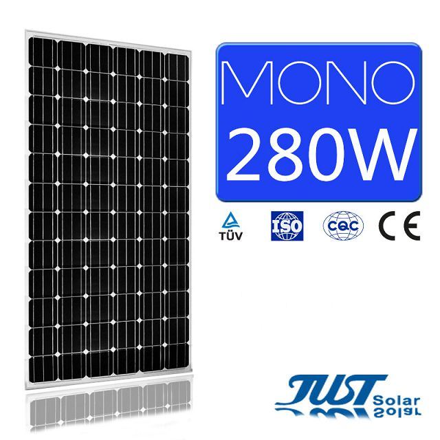 Grade a Rating 280W Mono Solar Panel Factory Direct Price