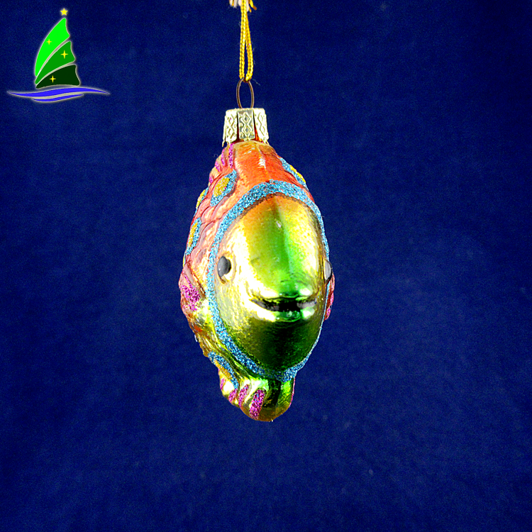 Decorações de ornamento de vidro colorido de Natal Christmas Colorful Glass Ornament Decorations