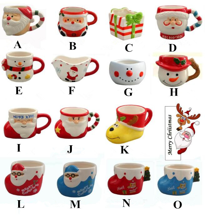 Promotional Christmas Gift Cup Ceramic Christmas Cup