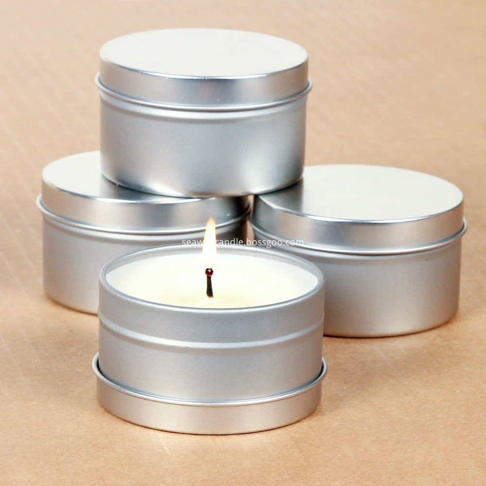 Metal Tin Box Candle